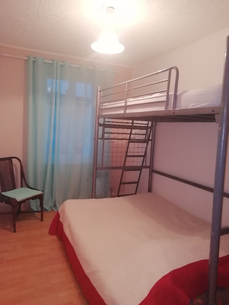 2ème Chambres avec un Lit 2 places et Un lit 1 place  